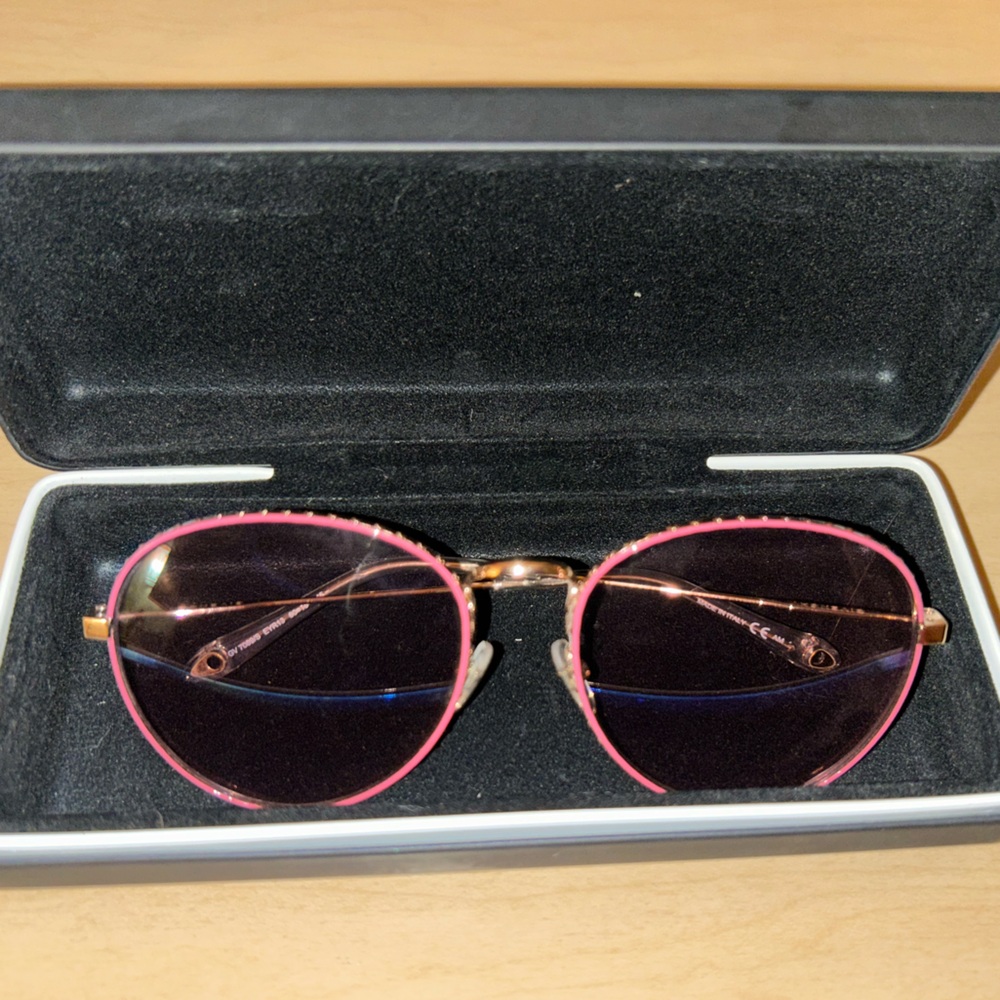 Givenchy Pink and Gold Sunglasses